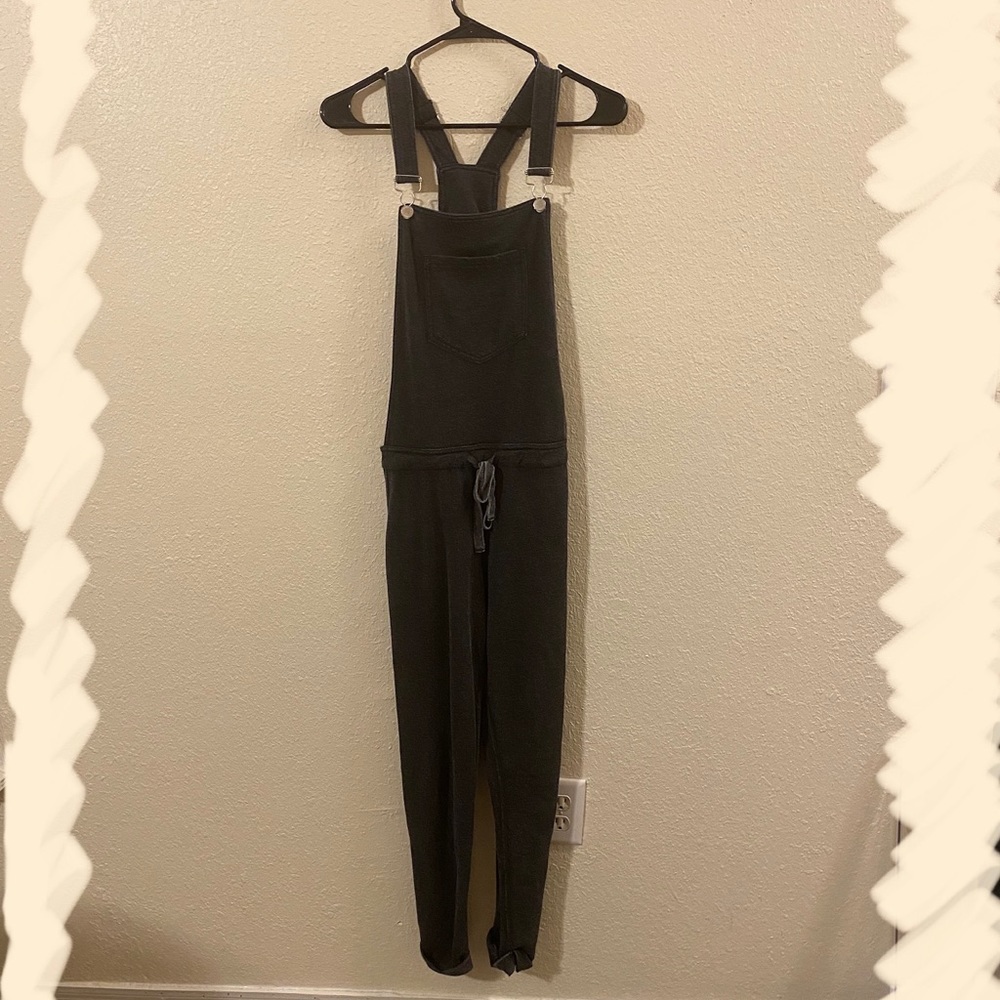 Grey Z Supply Cotton Racerback Overall Jumpsuit